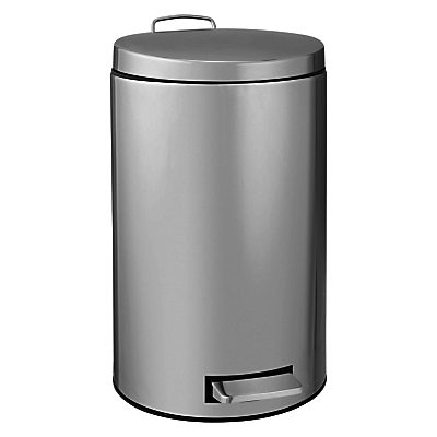 Brabantia MotionControl Pedal Bin, Brilliant Steel, 12L